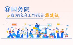 國務(wù)院我為政府工作報告提建議